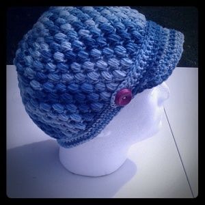 Crochet newsboy hat